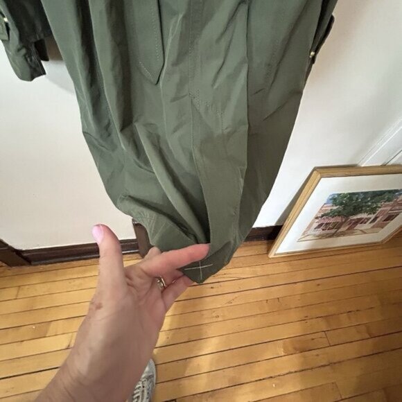 J. Crew assymetrical trench coat 8 belted Steampunk Classic Minimalist Academia - Picture 7 of 16